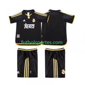 Camiseta Real Madrid 1999 2001 Retro Niño Segunda Equipación